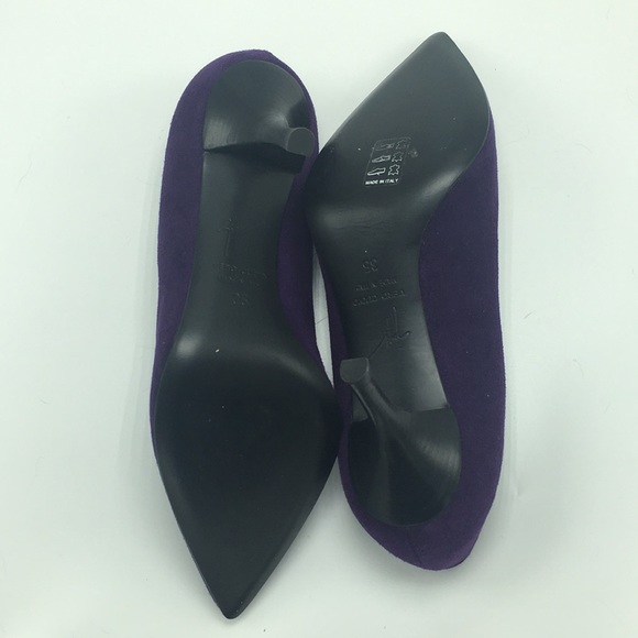 Purple Suede Giuseppe Zanotti Heels, Size 35 - Picture 4 of 7